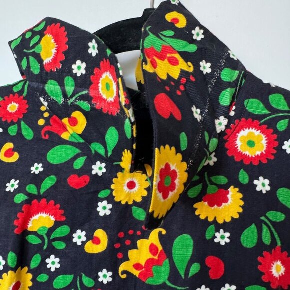 Vintage Cotton Maxi Dress sz M - Picture 5 of 6